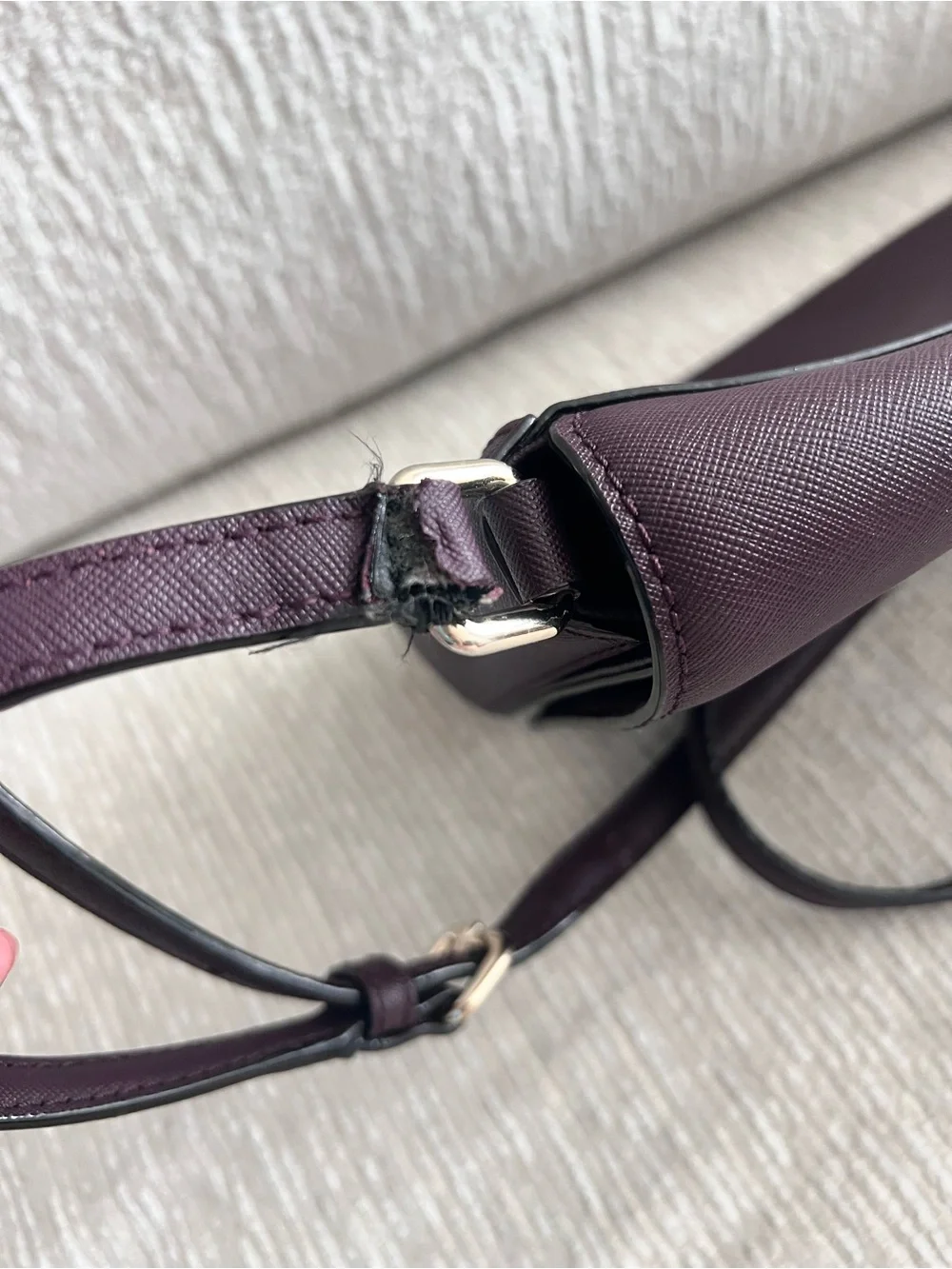 Kate Spade Eggplant Purple Crossbody Purse Women